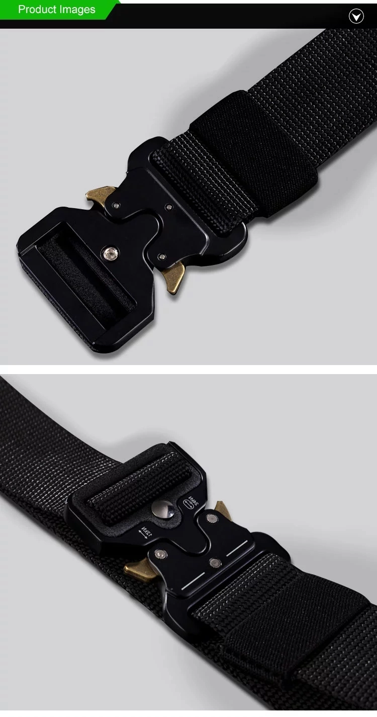 Tactical Belt 100% Nylon with Alloy Buckle Fast Release Design