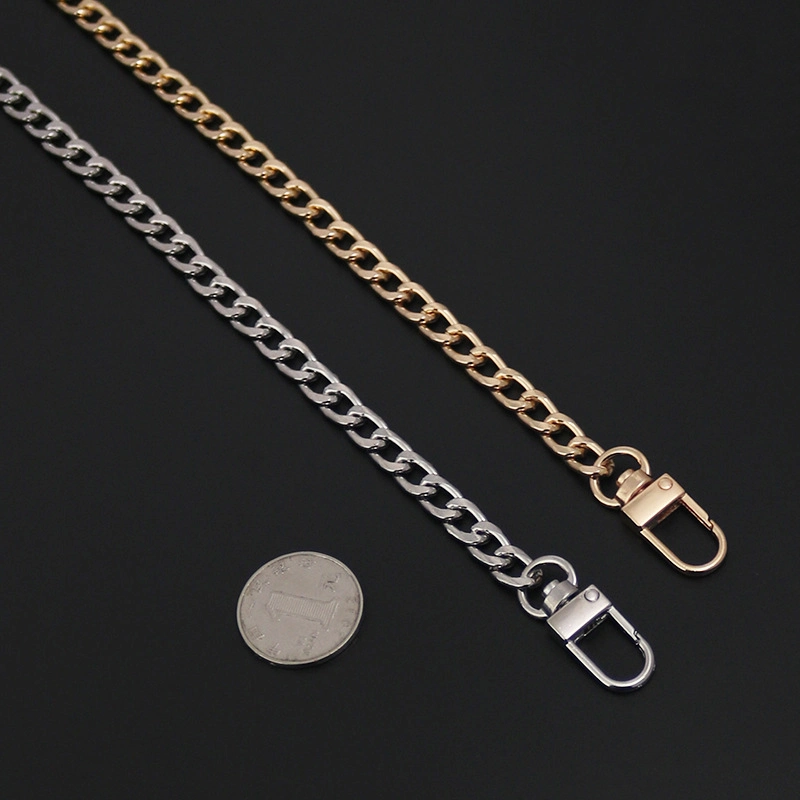 Women Adornment Custom Metal Chain Purse Straps Bag Parts Bags Chains Gold Belt Metal for Handbags Chain Accessories