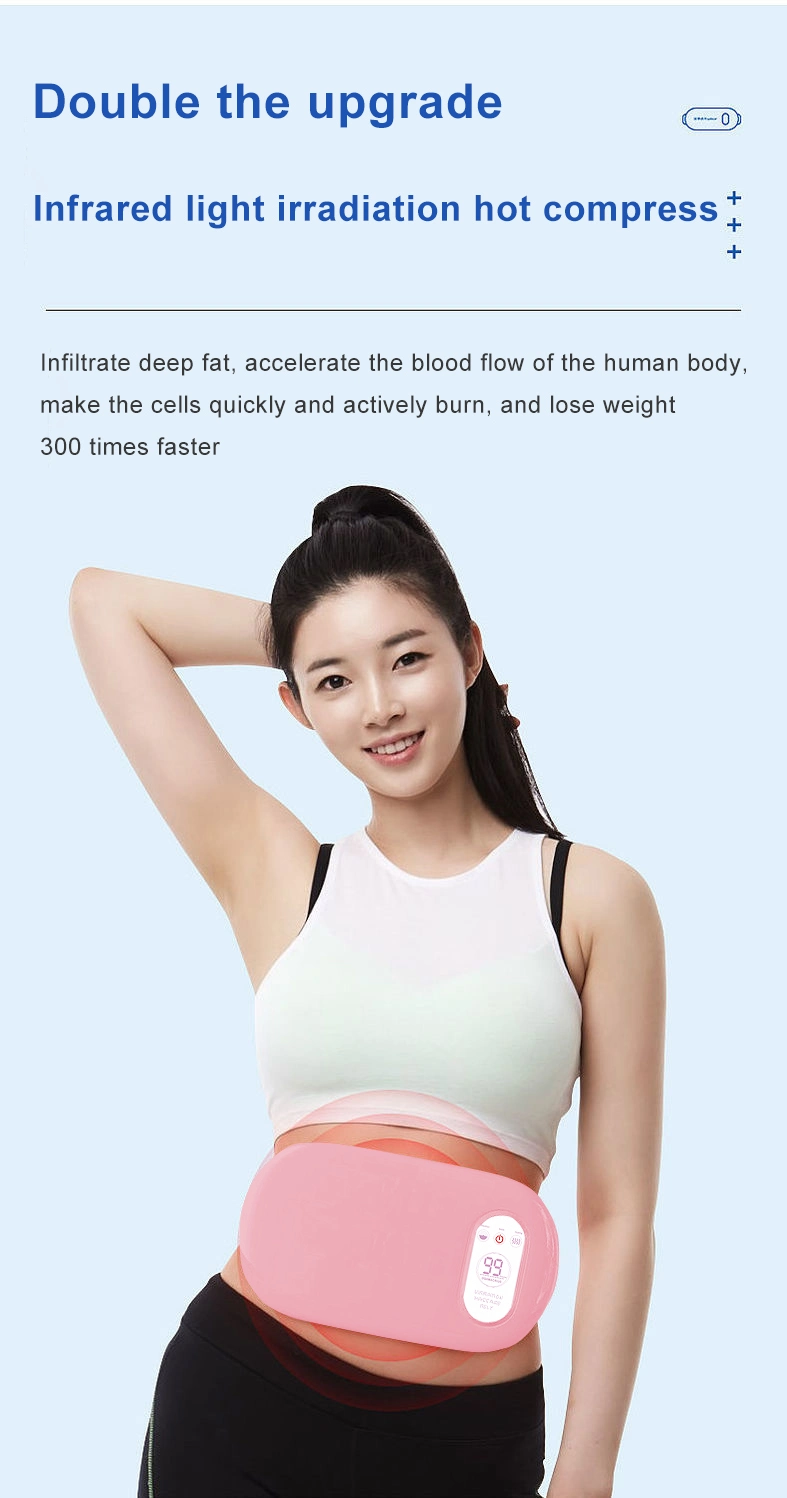 Ningdecrius 2022 Factory Vibrating Belly Shape Work out Sweat Shaper Tummy Belly Waist Trimmer Infrared Fat Burning Electric Slimming Belts for Women