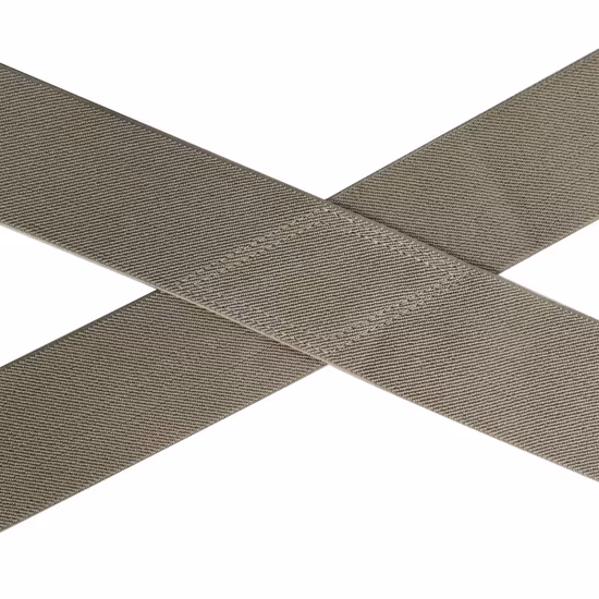 Bretelle elastiche da uomo di alta qualità in tinta unita verde foresta con logo personalizzato