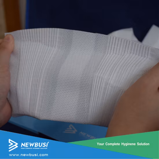 Cintura elastica in tessuto non tessuto per materia prima per pannolini, tessuto elastico