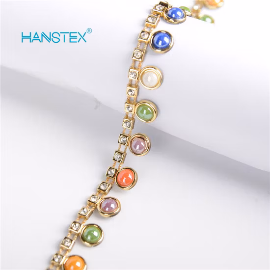 Catena in vita con strass con foro di design Hans ODM/OEM