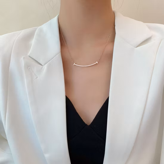 Collana piccola in vita, design piccolo, catena semplice con clavicola